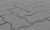 Плитка тротуарная BRAER Волна серый, 240*135*70 мм
